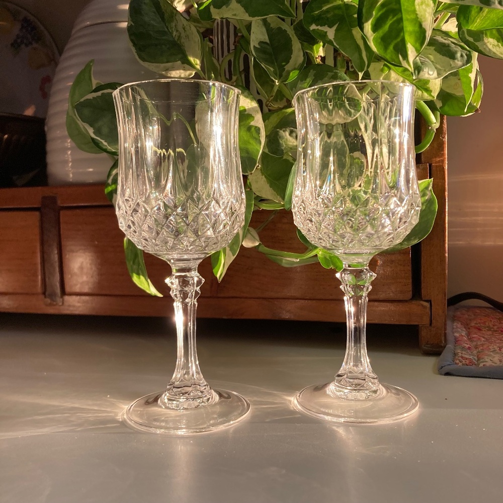 Longchamp Crystal wine glasses